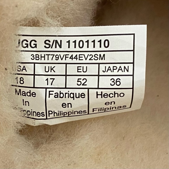 UGG Ascot Men's Slippers Loafer Size 18 Chocolate Brown Suede Sheepskin NEW - Picture 9 of 9